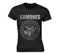 Rock Off officially licensed products Ladies Ramones Seal Officiel Femmes Dames T-Shirt (Small)