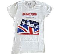 Rock Off officially licensed products Ladies The Beatles The Beatles Story Officiel Femmes Dames T-Shirt (Large)