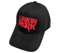 Rock Off Officially Licensed Products Linkin Park Band Logo Baseball Cap One Size Black