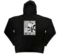 Rock Off officially licensed products Linkin Park Sweat-Shirt À Capuche Rectangle Logo Pullover Sweat-Shirt À Capuche Size M