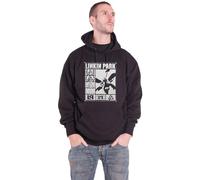 Rock Off Officially Licensed Products Linkin Park Sweat-Shirt À Capuche Rectangle Logo Pullover Sweat-Shirt À Capuche Size M