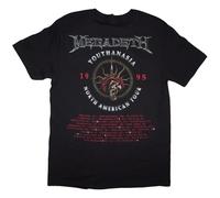 Rock Off officially licensed products Megadeth Youthanasia 1995 North American Tour T Shirt Size L