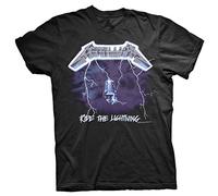 Rock Off officially licensed products Metallica Ride The Lightning Officiel T-Shirt Hommes Unisexe (Large)