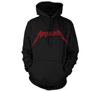Rock Off officially licensed products Metallica Skull Screaming Red Officiel Vestes à Capuches (X-Large)