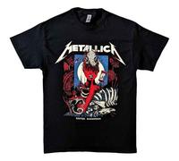 Rock Off T-shirt Metallica Enter Sandman Officiel Unisexe Noir Taille M