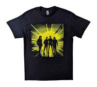 Rock Off officially licensed products Metallica T Shirt M72 Seasons Burnt Strobe Band Logo Nouveau Officiel Unisex Size L