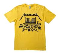 T-shirt metallica 72 seasons simplified cover unisexe yell taille xl Jaune G