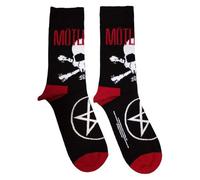 Rock Off officially licensed products Motley Crue Skull And Crossbones Ankle Chaussettes Size One Size