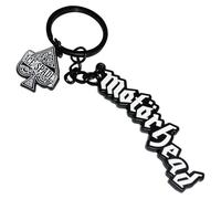 Rock Off officially licensed products Motorhead Band Logo Ace Of Spades Charm Keychain Size One Size