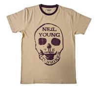 Rock Off officially licensed products Neil Young Hitchhiker Ringer T Shirt Size L