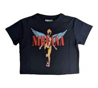 Rock Off officially licensed products Nirvana Angelic Junior Haut Bleu Marine Taille L
