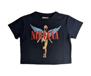 Rock Off officially licensed products Nirvana Angelic Junior Haut Bleu Marine Taille L