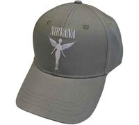 Rock Off officially licensed products Nirvana Casquette De Baseball Angelic Mono Band Logo Nouveau Officiel Vert Size One Size