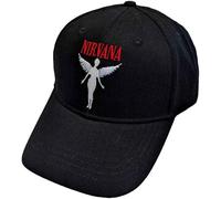 Rock Off officially licensed products Nirvana Casquette De Baseball in Utero Angelic Band Logo Nouveau Officiel Noir Size One Size