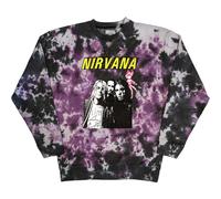 Rock Off officially licensed products Nirvana Flipper Dip Dye Sweat-Shirt Size L