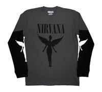 Rock Off officially licensed products Nirvana in Utero Mono Layered Long Sleeve T Shirt Size M