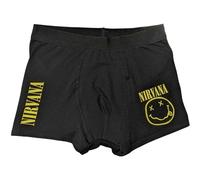 Rock Off officially licensed products Nirvana Jaune Grunge Smile Boxer Shorts Size M