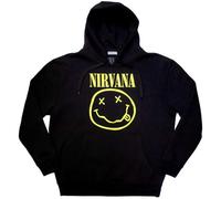 Rock Off officially licensed products Nirvana Yellow Happy Face Officiel Vestes à Capuches (Small)