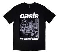 Oasis T-shirt Be Here Now Line Drawing Officiel Rock Off Taille L