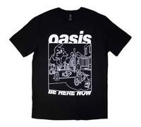 Rock Off officially licensed products Oasis Be Here Now Line Drawing T Shirt Size M