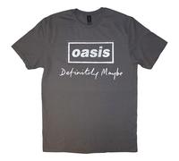 Rock Off officially licensed products Oasis Definitely Maybe Distressed Text T Shirt Size S