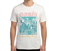Oasis T-shirt Definitely Maybe – Illustration en couleur – Sous licence officielle – Taille L