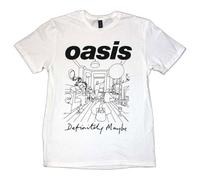 Rock Off officially licensed products Oasis Definitely Maybe Line Drawing T Shirt Size M