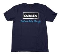 Rock Off officially licensed products Oasis Definitely Maybe Text Logo T Shirt Size M