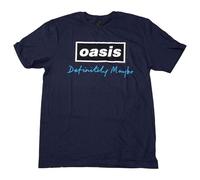 Rock Off officially licensed products Oasis Definitely Maybe Text Logo T Shirt Size XL