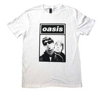 Rock Off officially licensed products Oasis Noel and Liam Boxed Photo T Shirt Size M