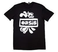 Rock Off officially licensed products Oasis Splat Band Logo T Shirt Size S
