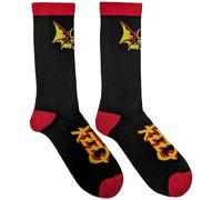 Rock Off officially licensed products Ozzy Osbourne Bat Logo Ankle Chaussettes Size UK Size 7-11