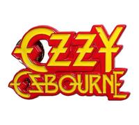 Rock Off officially licensed products Ozzy Osbourne Stacked Logo Pin Badge Size One Size