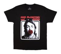 Rock Off officially licensed products Paul Mccartney Rouge Rose Speedway T Shirt Size L