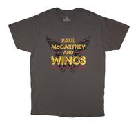 Rock Off officially licensed products Paul Mccartney Wings Over America 76 T Shirt Size S