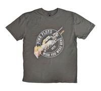 Rock Off officially licensed products Pink Floyd T Shirt Wish You Were Here 1975 Nouveau Officiel Unisex Charcoal Gris Size M