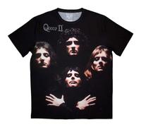 Rock Off officially licensed products Queen Bohemian Rhapsody Sublimation Print T Shirt Size L