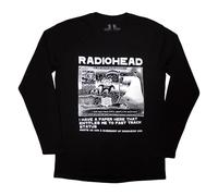 Rock Off officially licensed products Radiohead Ice Caps Band Logo Long Sleeve T Shirt Size M