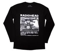Rock Off officially licensed products Radiohead Ice Caps Band Logo Long Sleeve T Shirt Size S