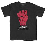 Rock Off officially licensed products Rage Against The Machine Red Fist Officiel T-Shirt Hommes Unisexe (X-Large)