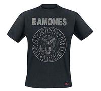 Rock Off officially licensed products Ramones Seal Hey Ho Officiel T-Shirt Hommes Unisexe (XX-Large)