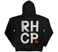 Rock Off officially licensed products Red Hot Chili Peppers Rouge Asterisk Zipped Sweat-Shirt À Capuche Size XL