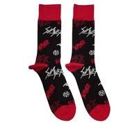 Rock Off officially licensed products Slayer Band Logo Pattern Ankle Chaussettes Size One Size
