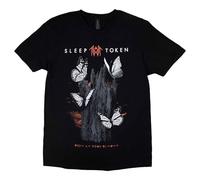 Rock Off officially licensed products Sleep Token Butterflies Band Logo T Shirt Size XXL