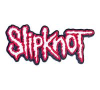 Rock Off officially licensed products Slipknot Cut-Out Logo Noir Border Woven Patch