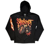 Rock Off officially licensed products Slipknot TESF Group Photo Nonagram Officiel Vestes à Capuches (X-Large)