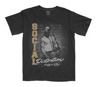 Rock Off officially licensed products Social Distortion Unisex T-Shirt: Athletics (Noir) Size XXL