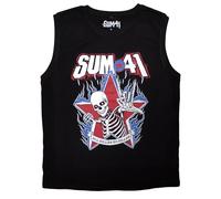 Rock Off officially Licensed Products Sum 41 All Killer No Filler Skeleton Tank Top Size S