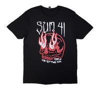 Rock Off officially licensed products Sum 41 Tour 24 Skull T Shirt Size L