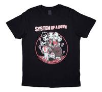 Rock Off officially licensed products System of A Down Mushroom People T Shirt Size S